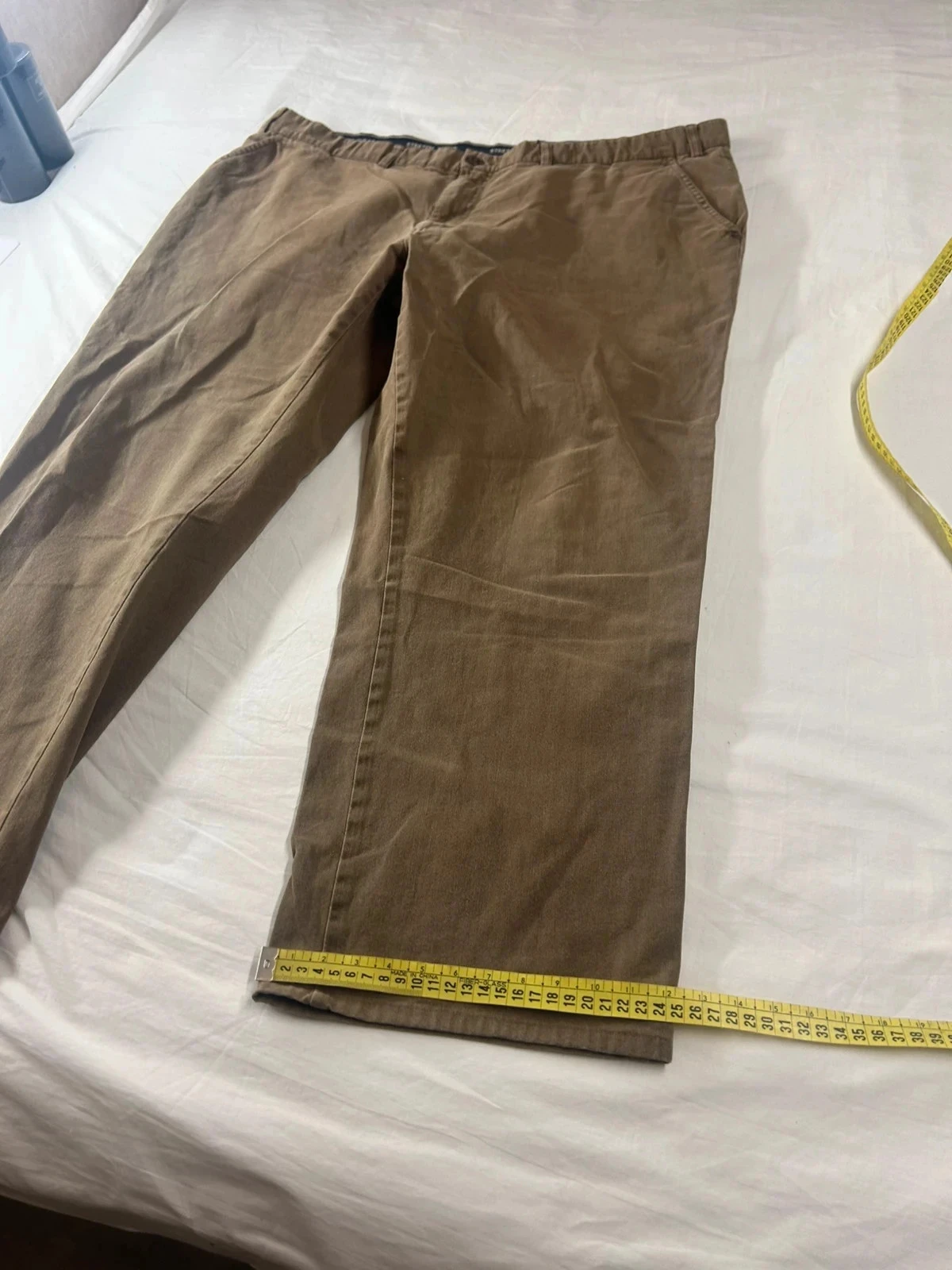 Beige brown straight cut Clay Cliffton jeans – photo 5